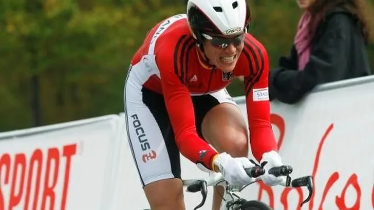 WK: Hanka Kupfernagel snelt naar tijdrittitel
