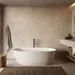 luxe badkamer met bad
