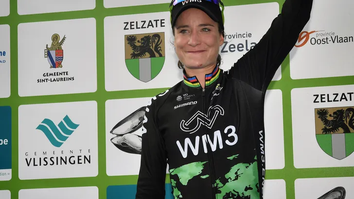 Marianne Vos blij met eindwinst BeNe Ladies Tour bij comeback