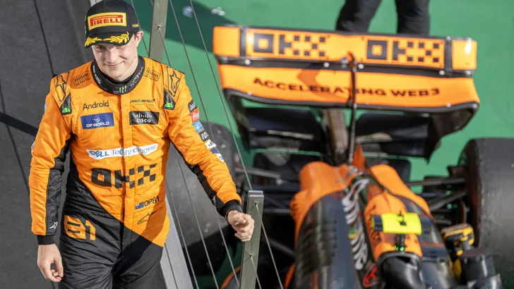 Oscar Piastri van McLaren in de Grand Prix van Hongarije