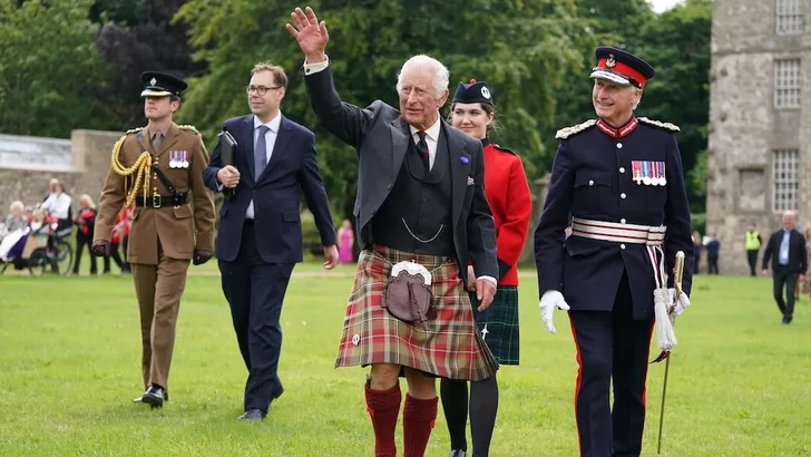 King visits Scotland for Holyrood Week