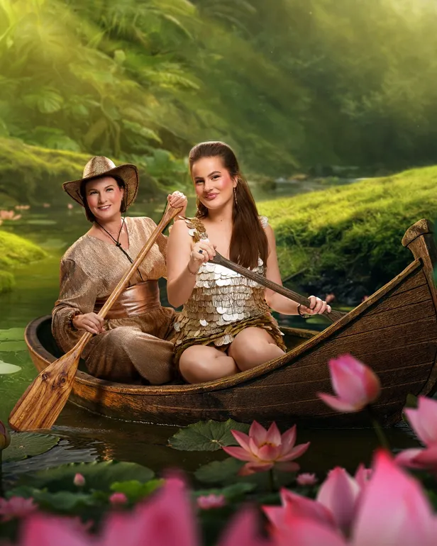 Amy Rose (bekend van Winter Vol Liefde) met haar moeder Jacqueline