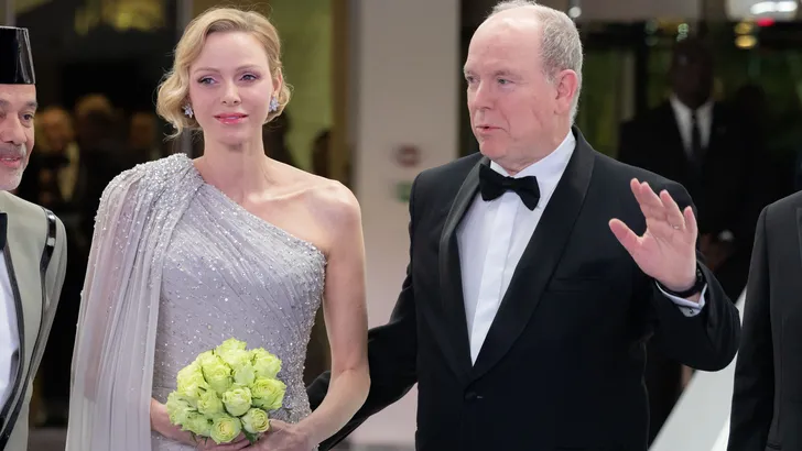 Prinses Charlène en prins Albert van Monaco