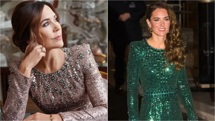 Mary's glitterjurk was al royally in de mode