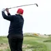 Trump bij een vorig bezoek aan de baan in Schotland