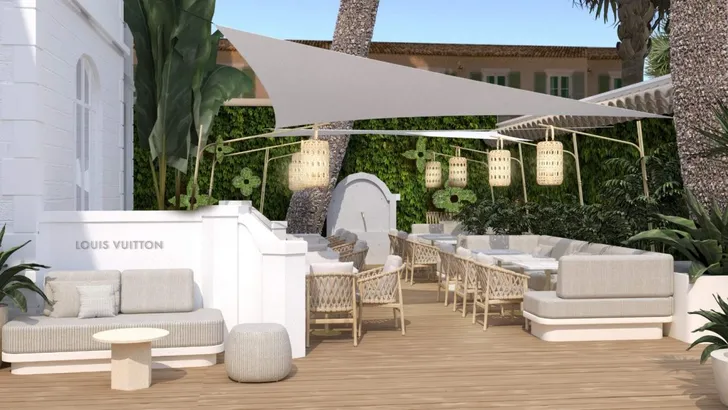 Je kunt nu eten bij Louis Vuitton in Saint Tropez