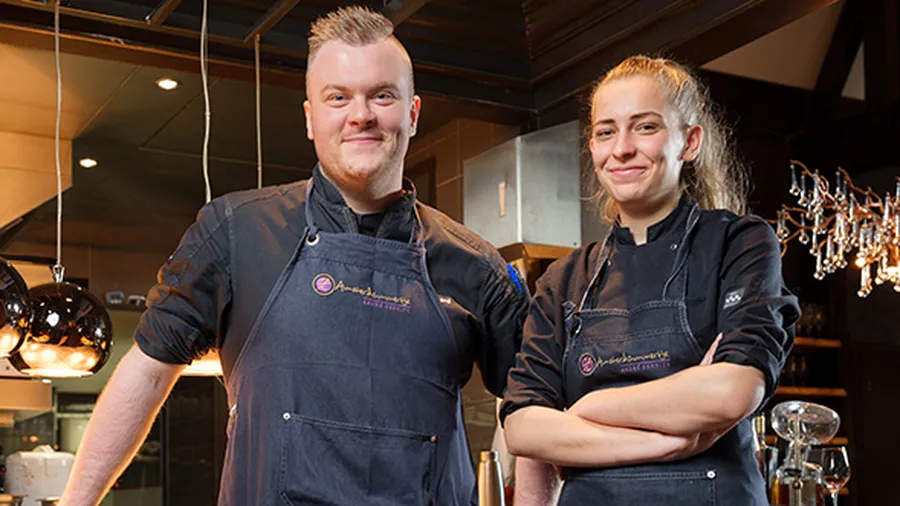 Marco van der Wijngaard en Yentl van Gilst