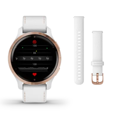 Venu 2S rose gold - wit