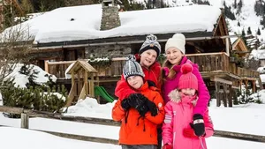 Belgische royals in de sneeuw