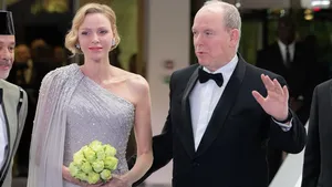 Prinses Charlène en prins Albert van Monaco