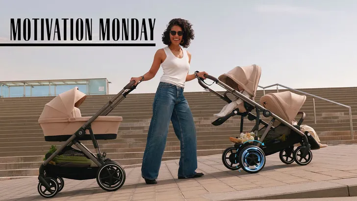 Motivation Monday: Maak kans op de e-Gazelle S kinderwagen van CYBEX