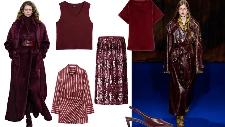Burgundy is dé kleur van winter 2025: zo draag je het tijdens én na de feestdagen
