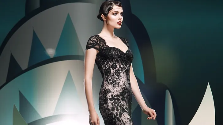 Nieuw: Herontdekte Art-deco stijl met veel kant