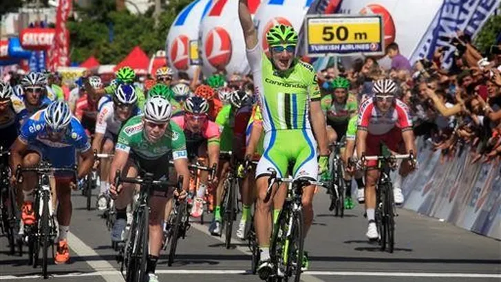Viviani vloert Cavendish in Turkije