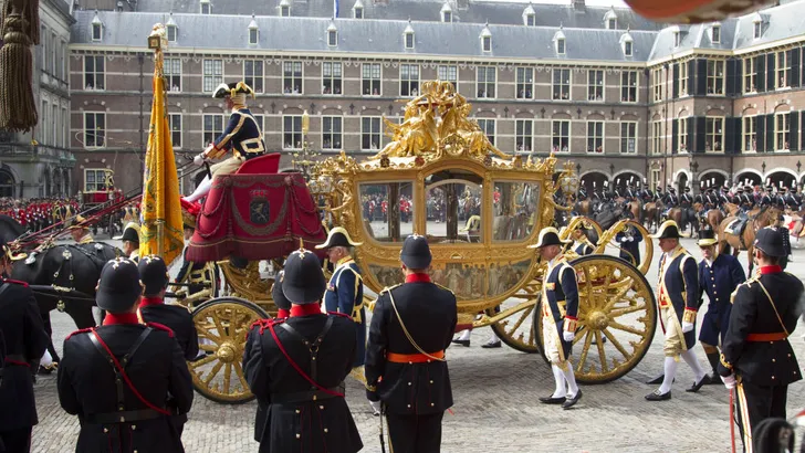 Gouden koets binnenhof