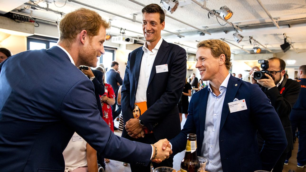 Prins Harry ontmoet Epke Zonderland | Beau Monde