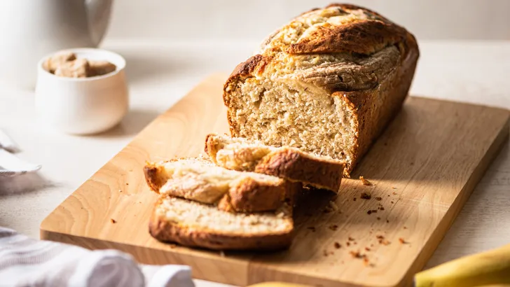 Bananenbrood met roomkaas
