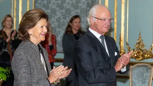 Foto van koningin Silvia en koning Carl Gustaf van Zweden, november 2024.