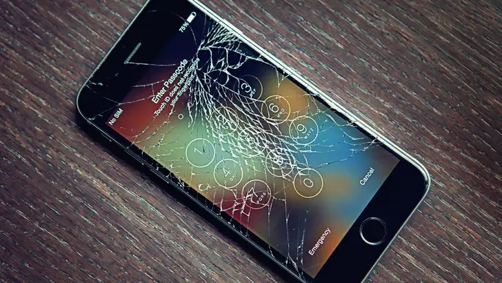 zelfhelend glas telefoon