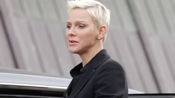 Prinses Charlene in chic zwart met een flonkertje 