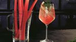 Vrijmibo cocktail Rhubarb & Dill Spritz