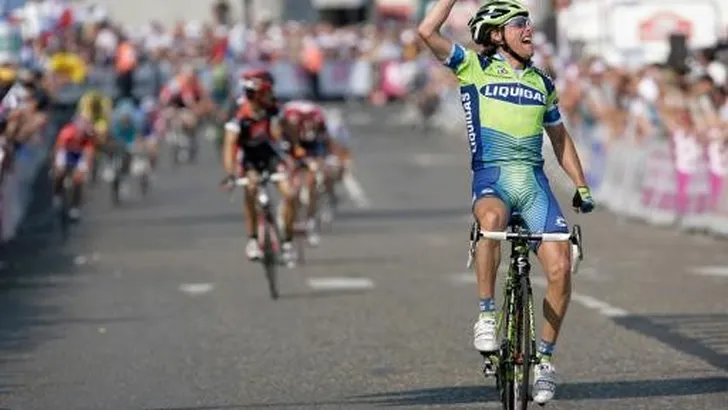 Danilo Di Luca pakt zegeruikers in Ans