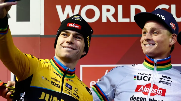 Mathieu van der Poel en Wout van Aert