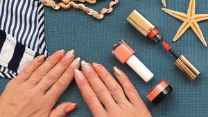 sunset nails