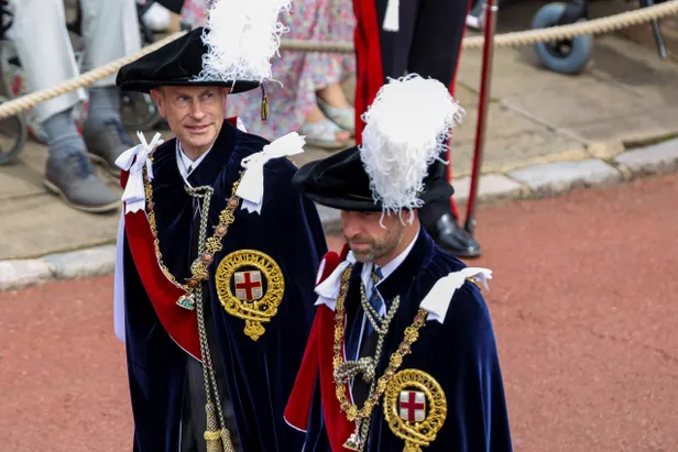 Garter Day 2026: prins Edward en prins William.