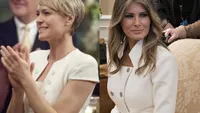 Beter goed gejat? Melania Trump 'kopieert' de kleding van Claire Underwood