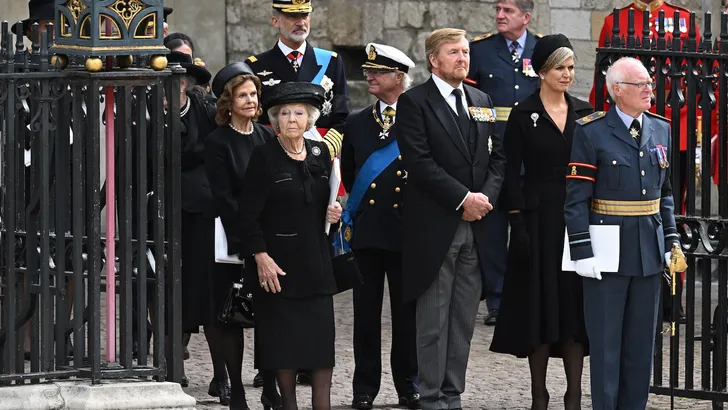 Zien: de Oranjes bij de staatsbegrafenis van Queen Elizabeth II