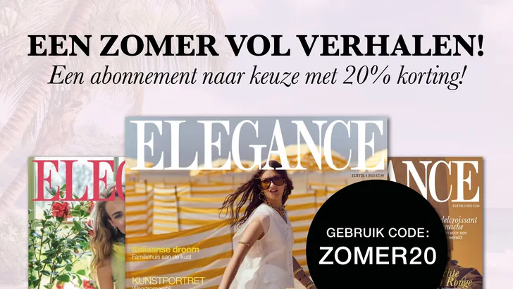 Zomeractie Elegance: 20% korting.