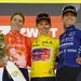 niewiadoma en vollering op het podium van de tour de france femmes