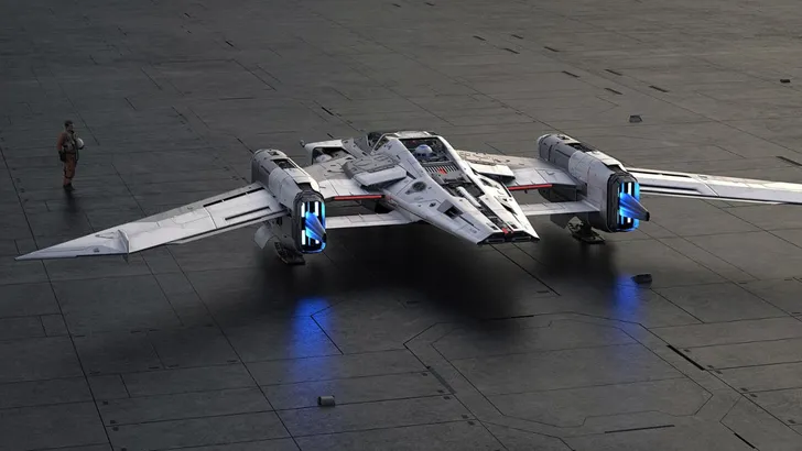 Tri-Wing S-91x Pegasus Starfighter