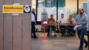 Een stemlokaal in Almelo