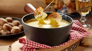 Fonduen met Pasen