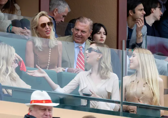 De Italiaanse aristo's hadden het prima naar de zin tijdens de tenniswedstrijd.