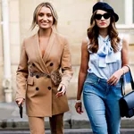 Street style during 2019 ready-to-wear fashion week in Paris