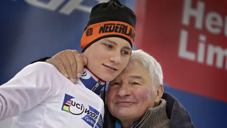 jonge mathieu van der poel met opa Raymond Poulidor