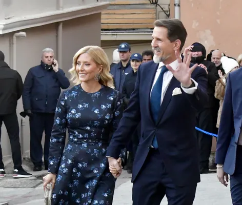Griekse kroonprins Pavlos en prinses Marie-Chantal.