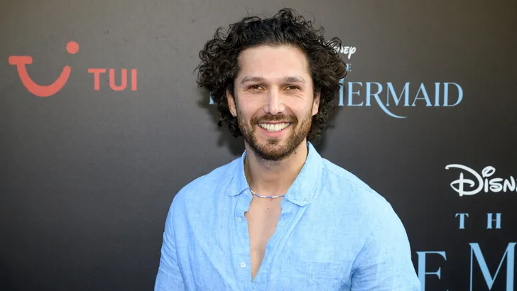 Diego González-Clark bij de première van The Little Mermaid