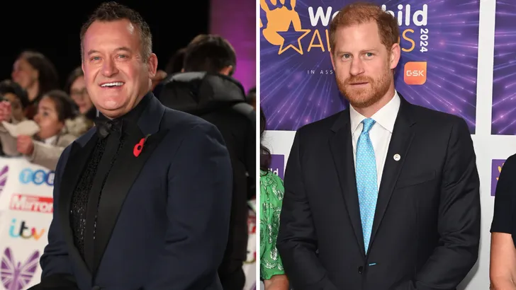 Royal butler haalt uit naar Harry en Meghan – Tweeluik foto's met links butler Paul Burrell en rechts prins Harry.