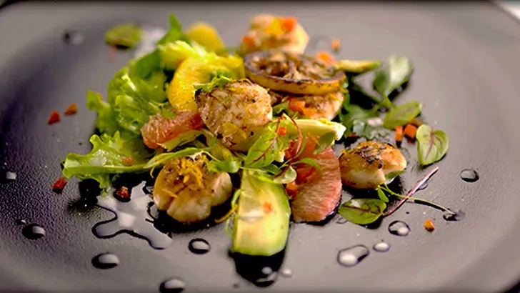 Beau Culinair: Oranje Coquille Citrussalade