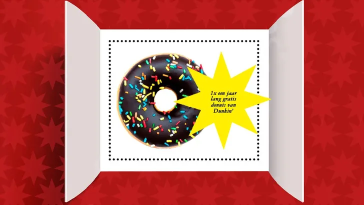 Grazia's adventskalender: 1x een jaar lang gratis donuts van Dunkin’