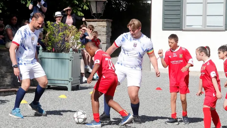 Royals Attend A Friendship Football Match - Oslo