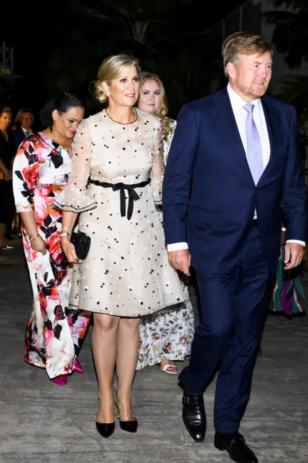 Foto van Máxima in 2023 op St. Maarten.
