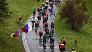 Sfeerbeeld van het WK wielrennen in Zurich in 2024.