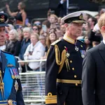 The Coffin Is Conveyed on a Gun Carriage from Buckingham Palace