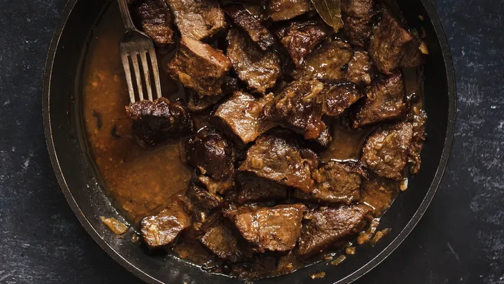 Stoofvlees met Groninger mosterd