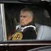 Prins Andrew niet welkom bij royals – Foto van prins Andrew in een auto na de Coronation van koning Charles.